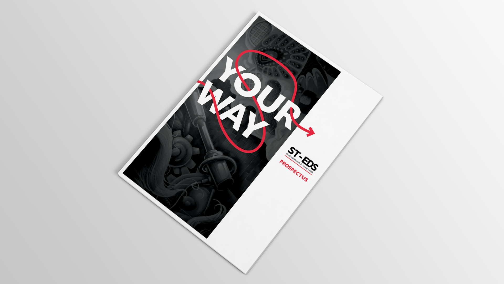 Front cover of St-Eds prospectus showing the theme, 'Your Way'.